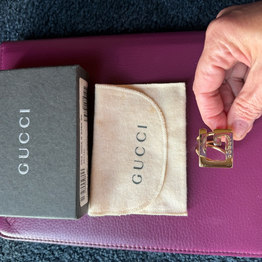 GUCCI scarf ring - image 1